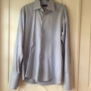 Hugo Boss French Cuff Dress Shirt EUC